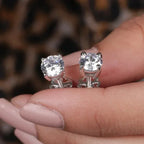 diamond stud earrings