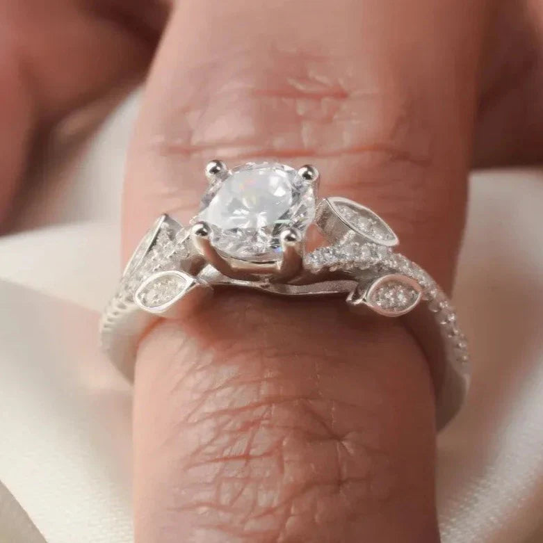 Leaves Engagement Ring