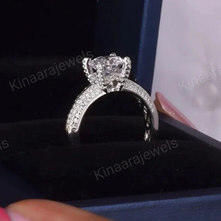 pave set engagement ring