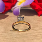 Cushion Cut Lab Grown Diamond Solitaire Engagement Ring			1