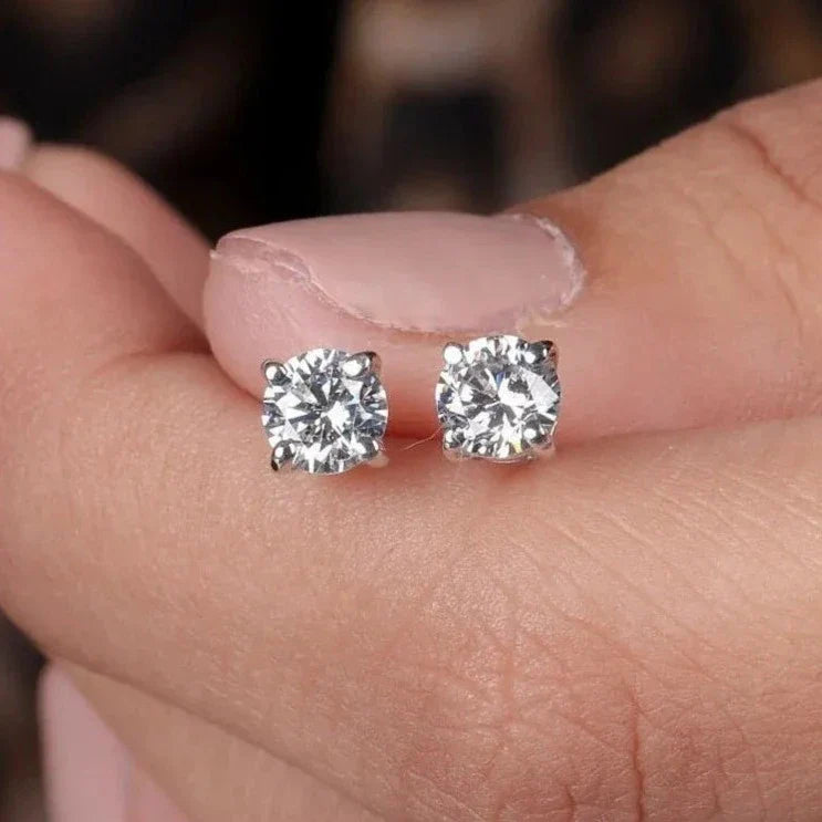 small diamond stud earrings