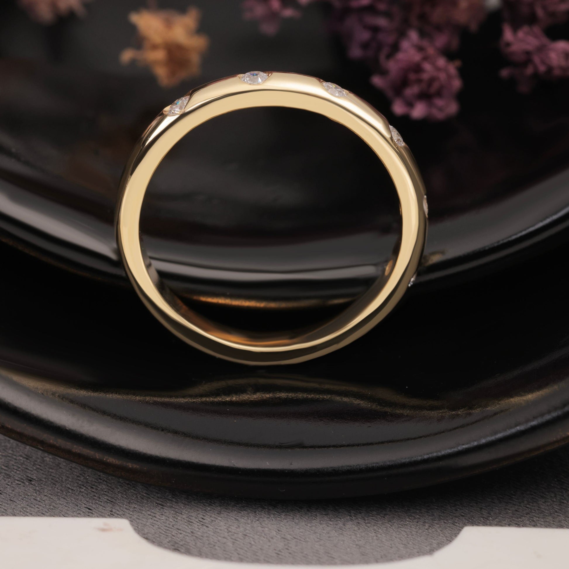 half eternity diamond ring