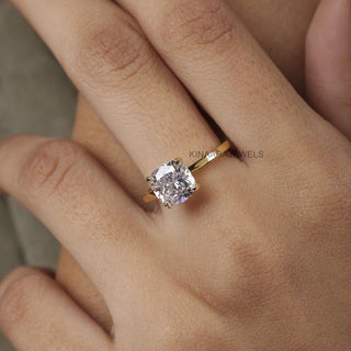 2.5 Ct Cushion Cut Diamond Engagement Ring - Kinaara Jewels