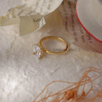 2.5 Ct Radiant Cut Lab Grown Diamond Ring - Kinaara Jewels1