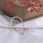 3 CT Pear Cut Diamond 14K White Gold Engagement Ring - Kinaara Jewels