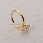 2.5 Ct Radiant Cut Lab Grown Diamond Ring - Kinaara Jewels
