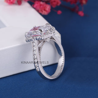 Radiant Cut Moissanite Engagement Ring - Kinaara Jewels