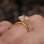 2.5 carat radiant cut diamond ring