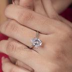 3 carat pear shaped diamond ring