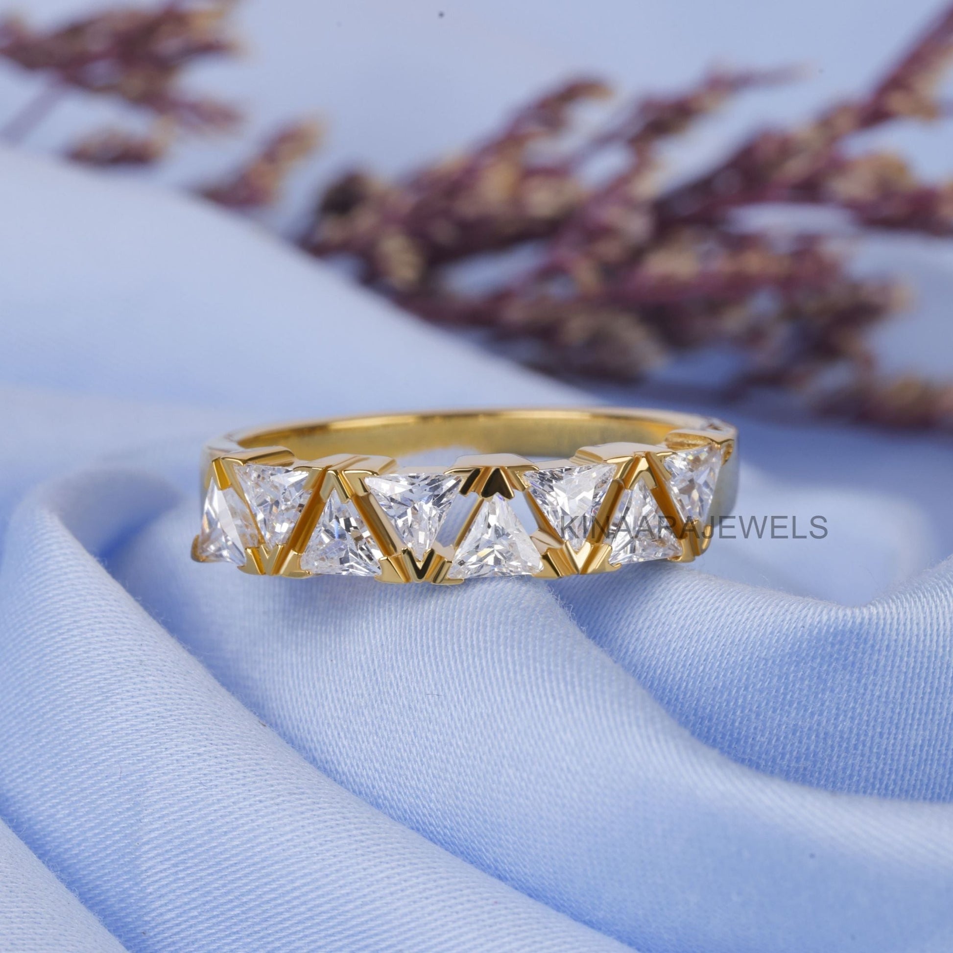 Trillion Cut Diamond Ring