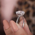 pear & radiant diamond engagement ring
