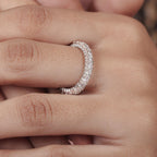 round diamond eternity band