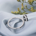 oval solitaire engagement ring