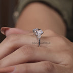 three stone cushion cut diamond ring8