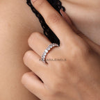 princess cut eternity ring