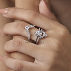 pear cut diamond ring