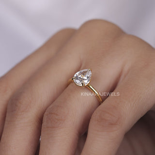 pear shaped lab grown diamond