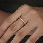 lab diamond half eternity band