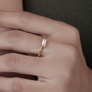 east to west baguette ring