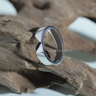 men's lab grown diamond wedding band