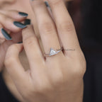 Triangle cut Lab Grown Diamond Ring			