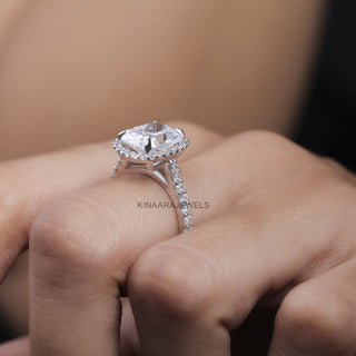 hidden halo engagement ring