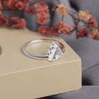 Buy Single Triangle Diamond Promise Ring Online - Kinaara Jewels
