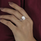 elongated cushion cut engagement rings