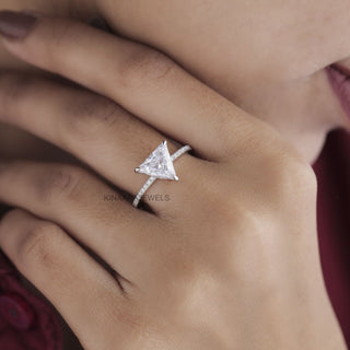 triangle diamond ring