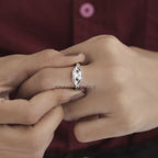 leaf engagement ring