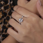 oval cut lab grown diamond hidden halo engagement ring1