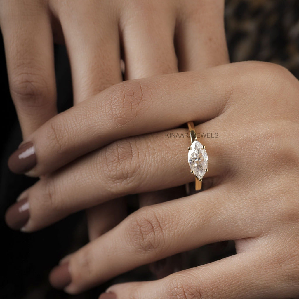 east west marquise cut diamond