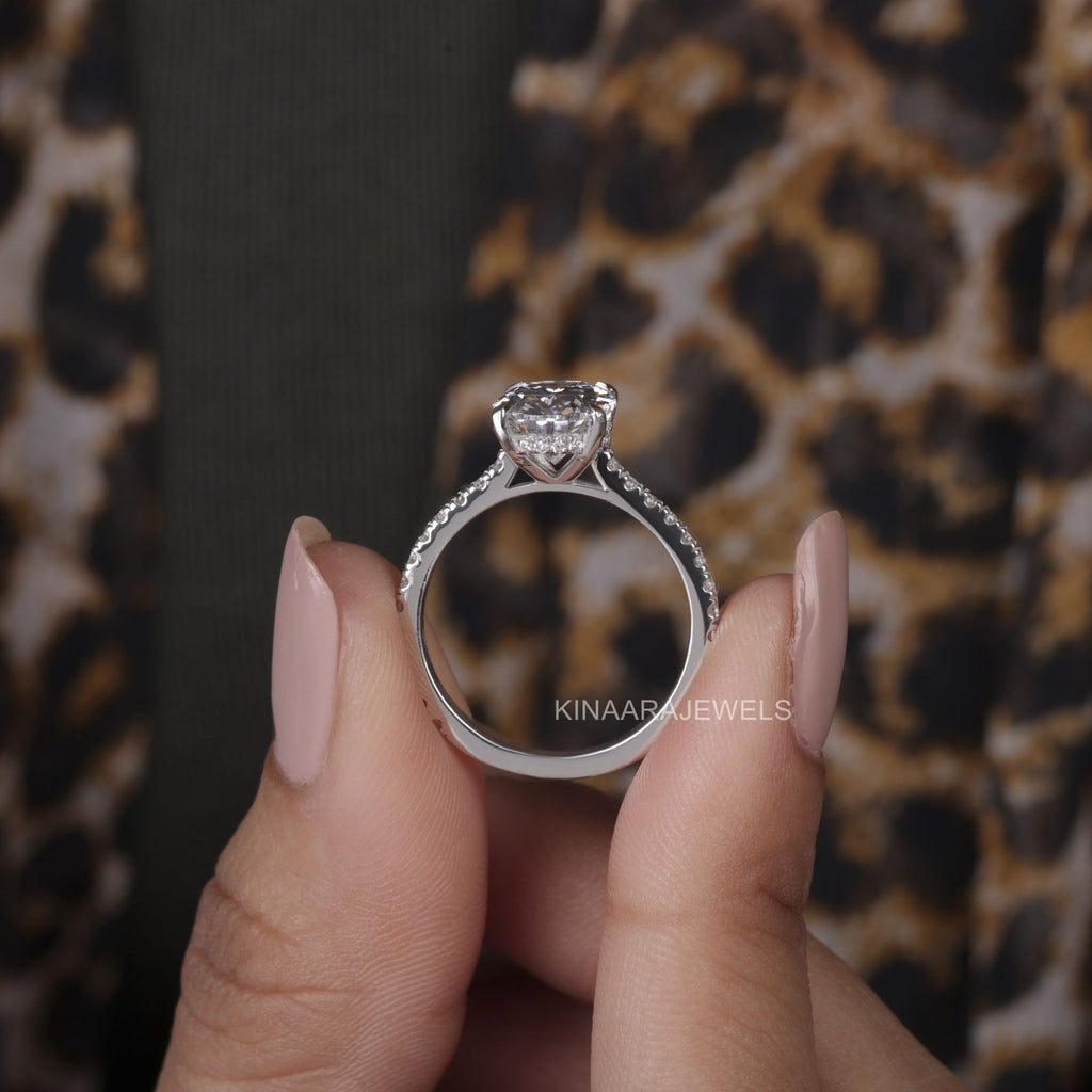 oval diamond engagement ring