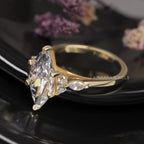 marquise cut engagement ring