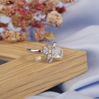 Radiant Cut Moissanite Engagement Ring - Kinaara Jewels