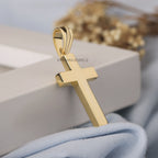 Christ Cross Ruby Pendant - Kinaara Jewels