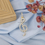 Musical Note Lab Grown Diamond Pendent