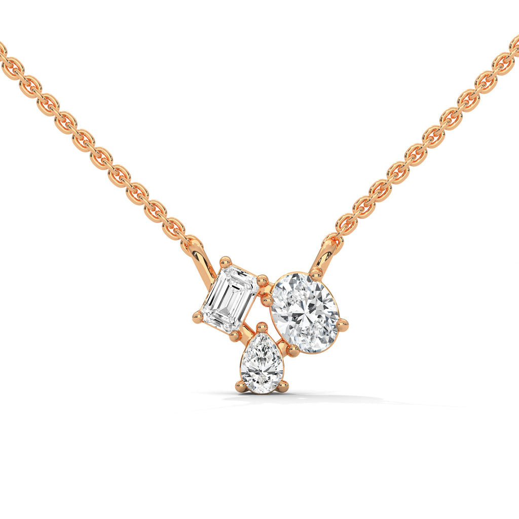 lab created diamond pendant