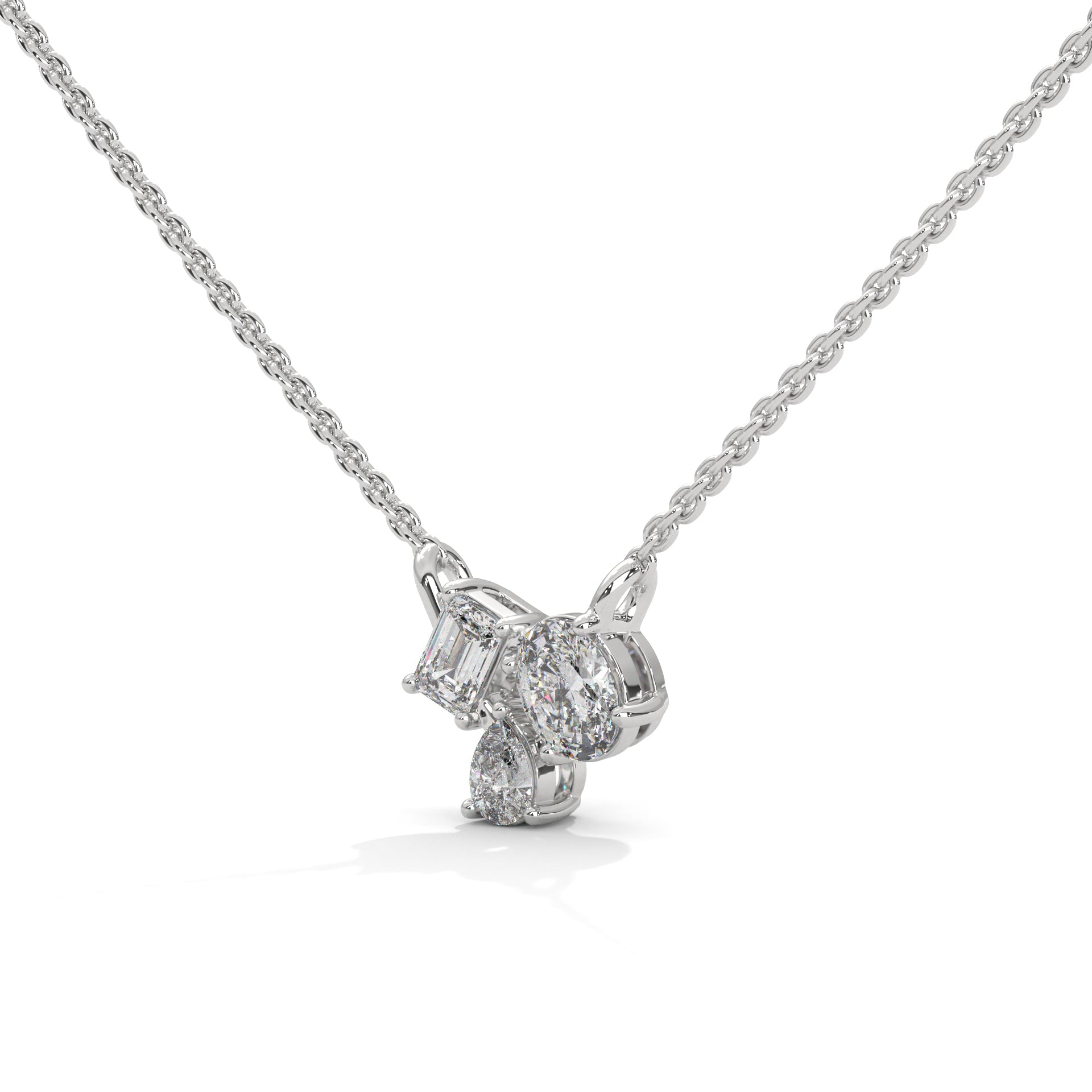 lab diamond necklace