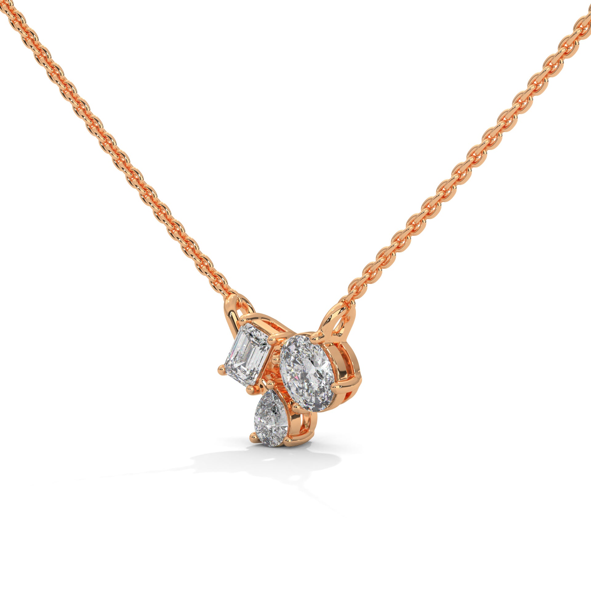 lab grown diamond necklace