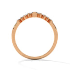 marquise_round moissanite v shaped wedding band