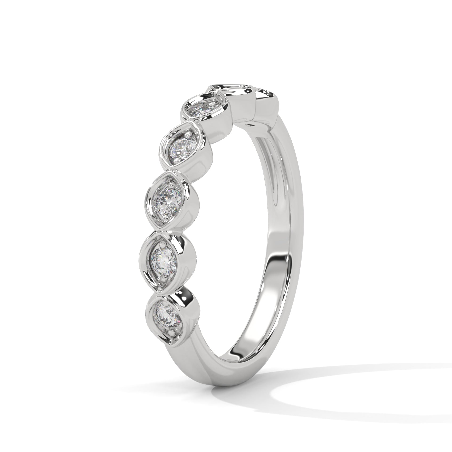 moissanite_Wedding_Half_Eternity_Band