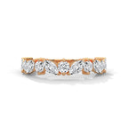 moissanite half eternity band