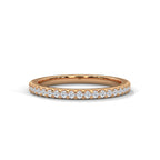 moissanite wedding band
