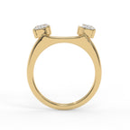 moissanite diamond enhancer band