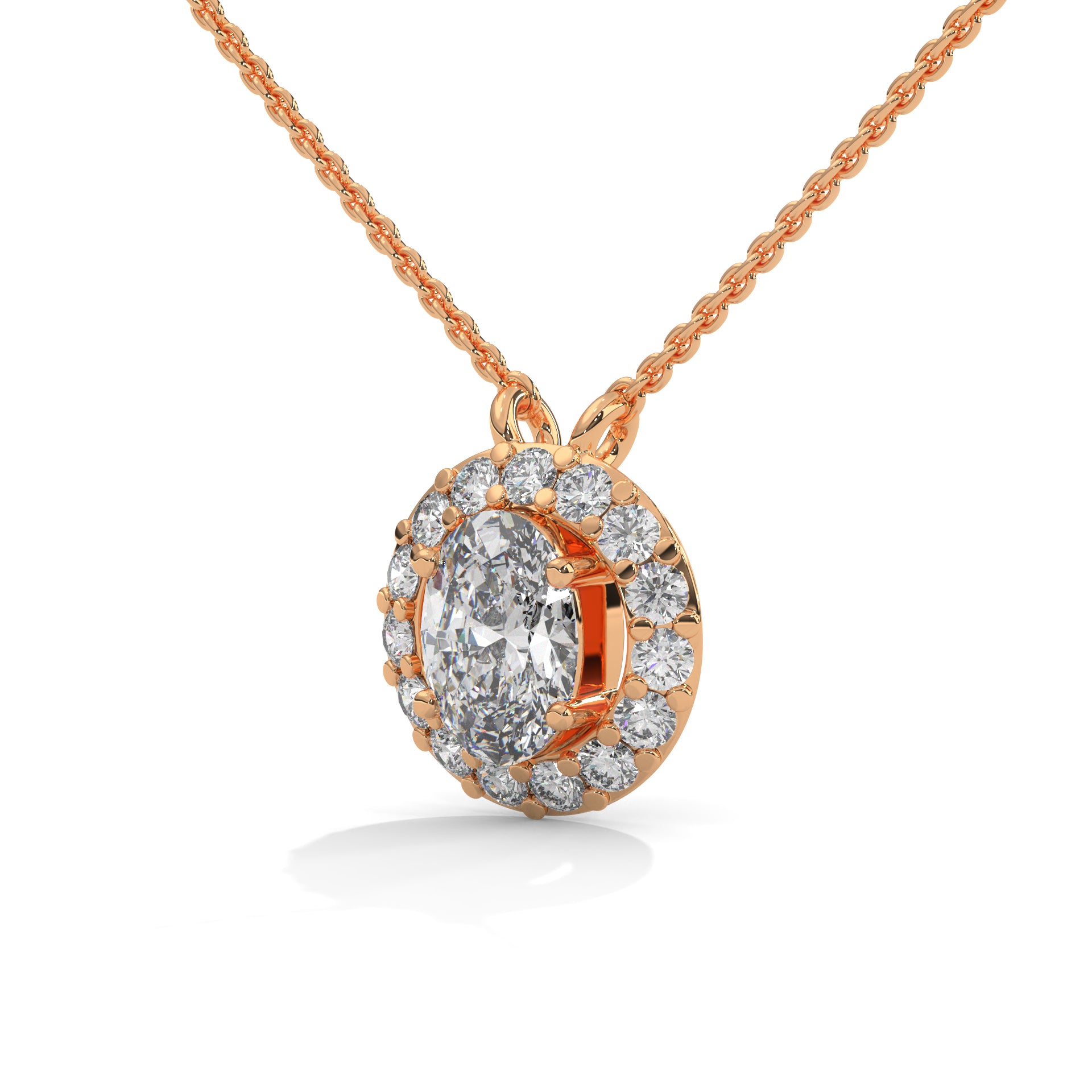 oval lab grown diamond