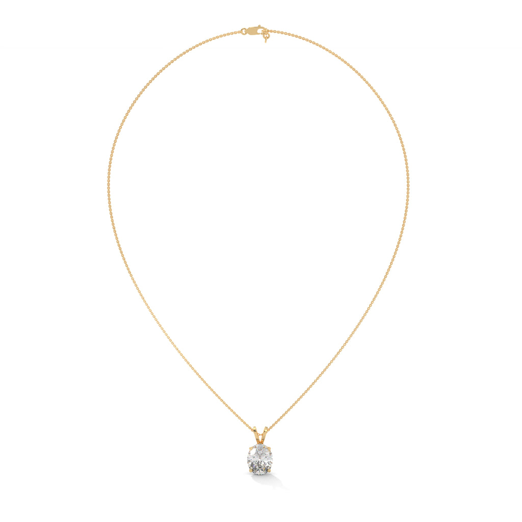 oval shape solitaire