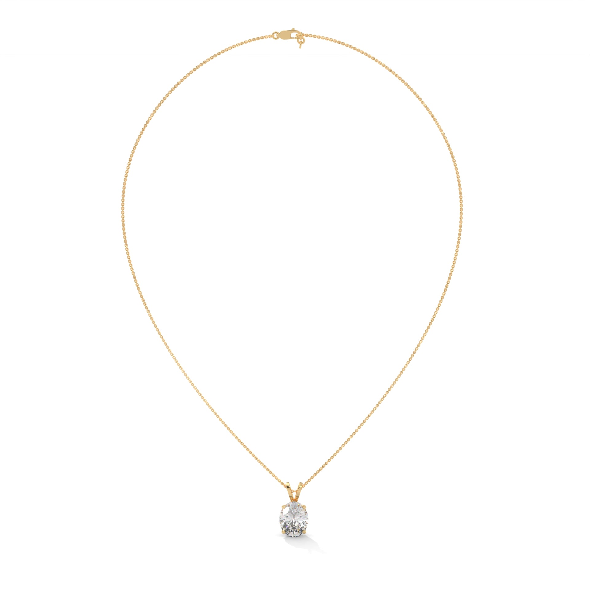 oval shape solitaire