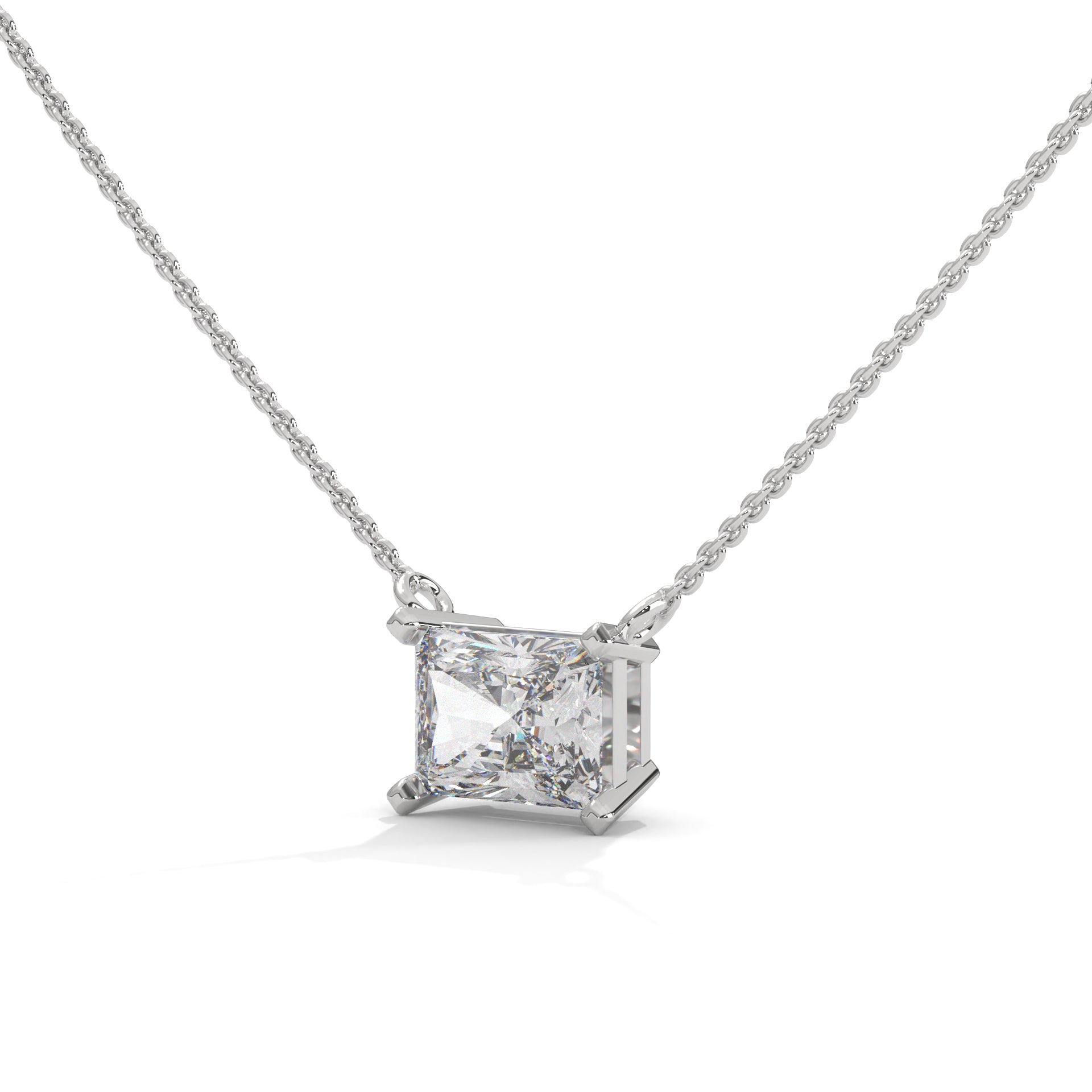 pendant with chain in 18k