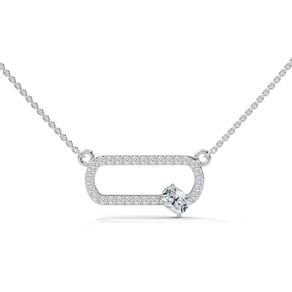 pendant with round and cushion-cut